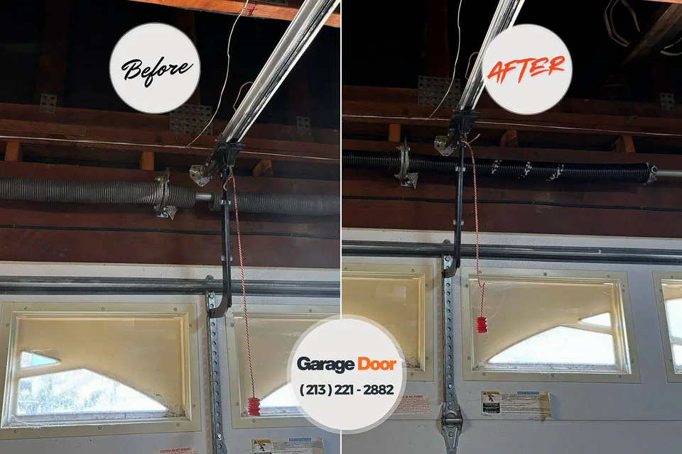 Before and after: garage door repair near me Hutchinson Island South